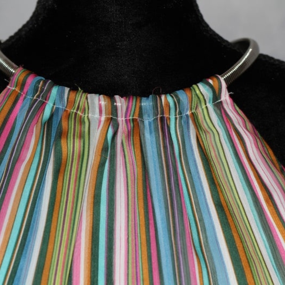 Multi Color Stripe Dress - Picture 2 of 15